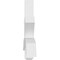 Ekena Millwork Davenport Architectural Grade PVC Gable Bracket, 96"W x 24"H x 4"D x 4"F, 6/12 Pitch GBP096X24X0404DAV00 - alternate 5